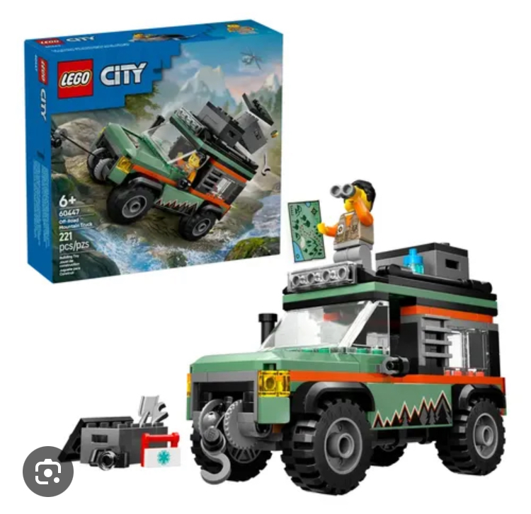 Off road 4x4 mountain truck