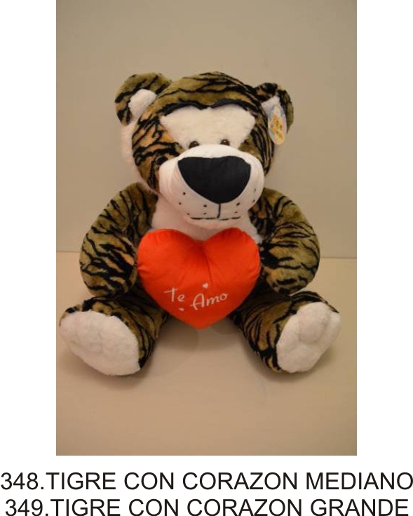 TIGRE CON CORAZON MED.