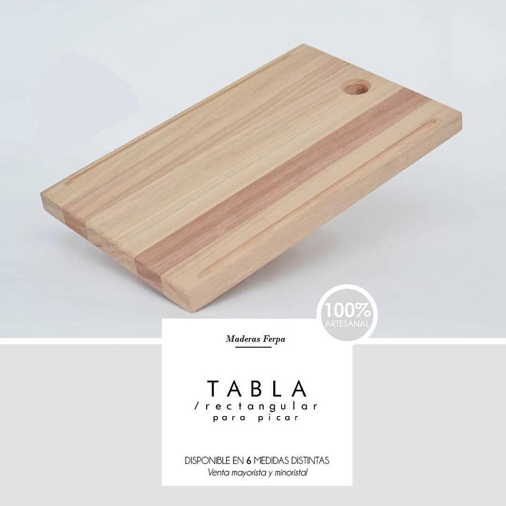 Tabla Gastronomica N°8 40x70cm c/Ranura, Doble Espesor