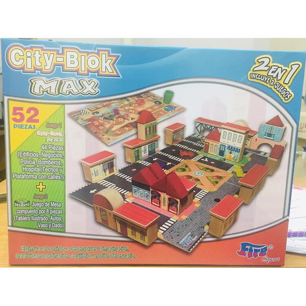 ciudad de bloques de madera (city blok max) y ( rally del desierto)
