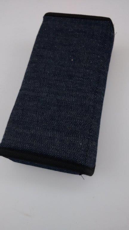 Cartuchera caja jean mediana