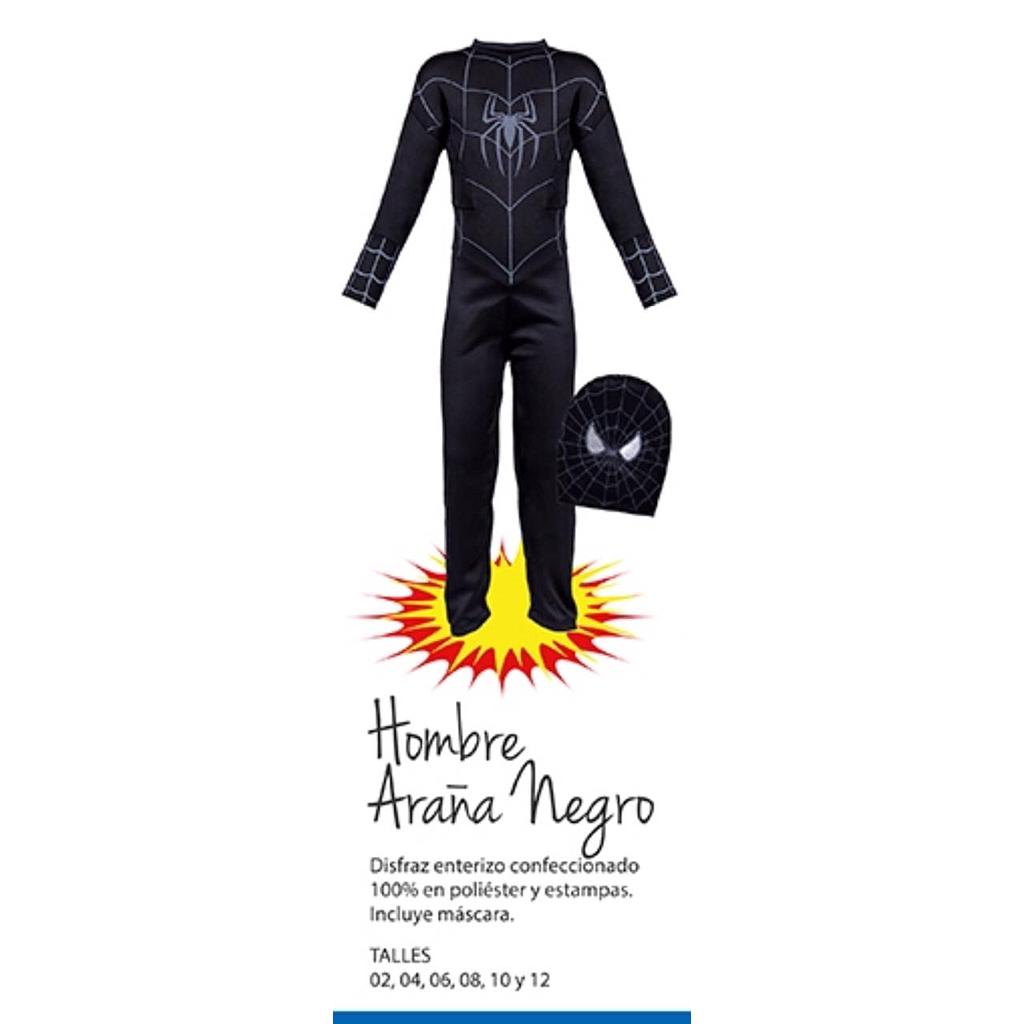 Disfraz Hombre araña negro